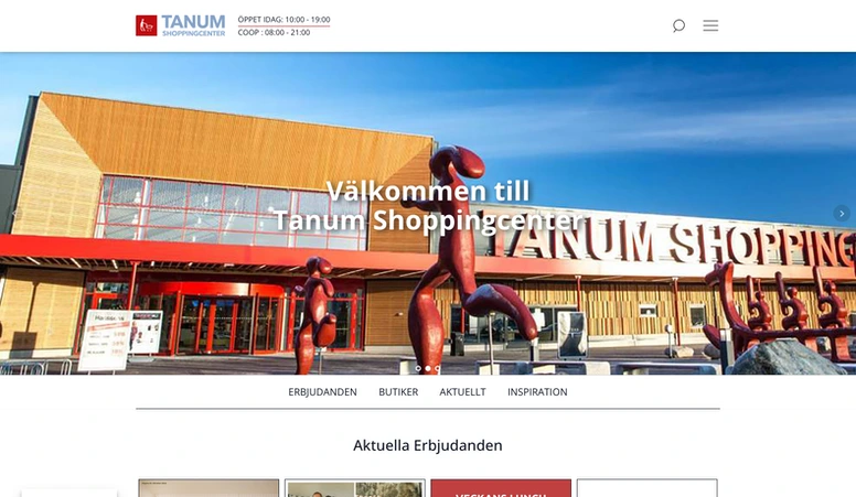 Tanum Shoppingcenter huvuding&aring;ng