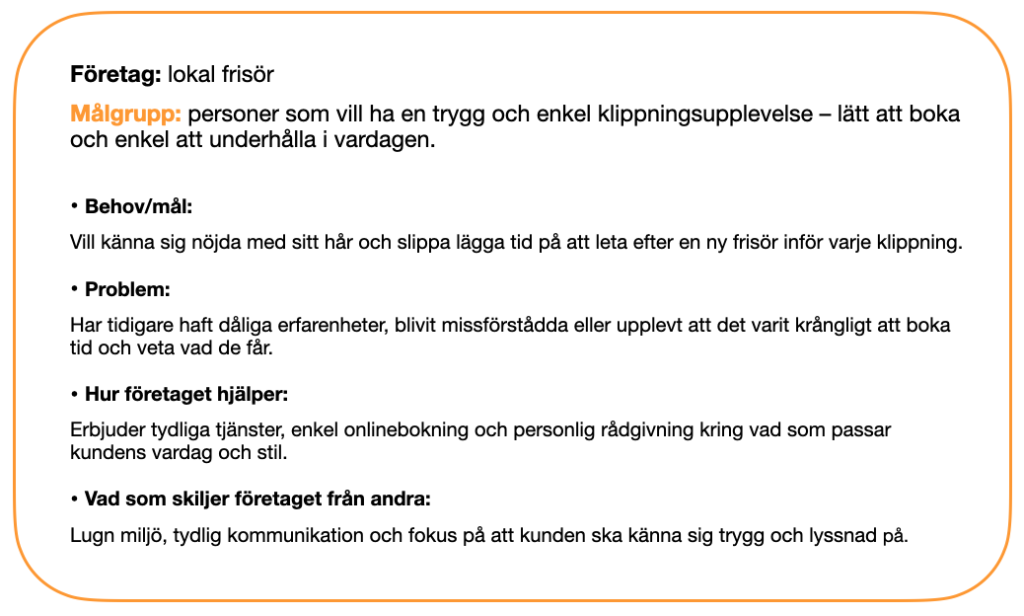 Informationsgrafik om frisörtjänster för trygg klippning