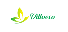Grön och gul abstrakt logotyp på svart bakgrund